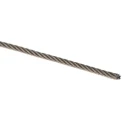 RS PRO Stainless Steel Wire Rope, 100 m, Safe Working Load 26 kg 124-4755