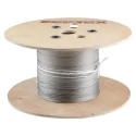 RS PRO Stainless Steel Wire Rope, 100 m, Safe Working Load 26 kg 124-4755