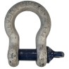 RS PRO Bow Shackle Alloy Steel Screw Pin 9.5t Safe Working Load Hot Dip Galvanised 124-4820