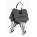 APEM Key Switch Key for LK Series with 19mm Diameter and Mechanical Life of 6000 Cycles LKM-126