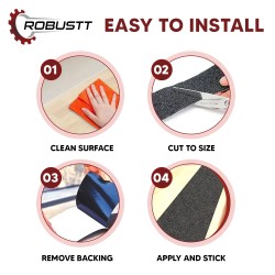 Buy Robustt Black Fall-Resistant Tape (10-Pack) Online