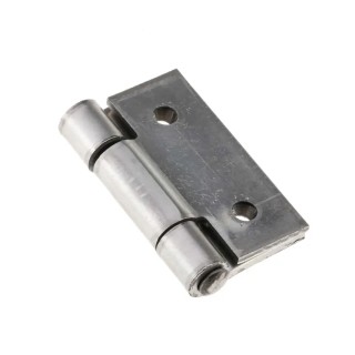 Pinet Raw 304 Stainless Steel Butt Hinge with Barrel Pin Screw Fixing 40 mm x 40 mm x 2 mm 52-1-3608