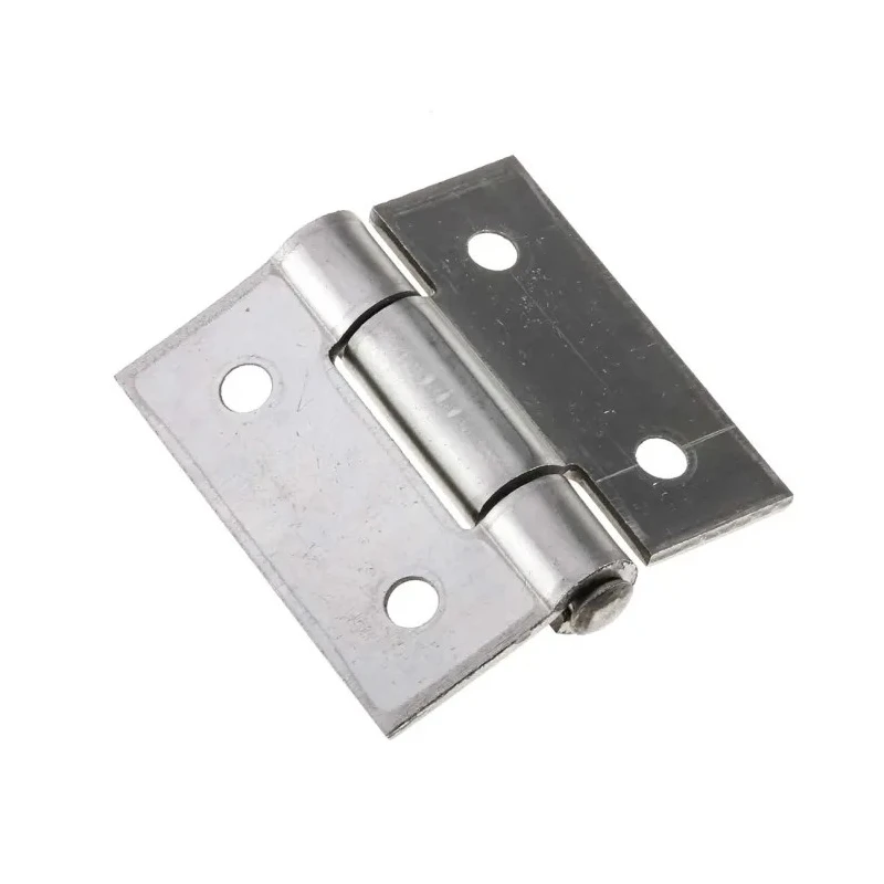 Pinet Raw 304 Stainless Steel Butt Hinge with Barrel Pin Screw Fixing 40 mm x 40 mm x 2 mm 52-1-3608