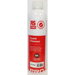 RS PRO Food Safe Foam Cleaner 500 ml Aerosol, Biodegradable Foam Cleaner for Machinery Cleaning 137-2030