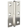 Pinet Nickel Plated Steel Lift Off Butt Hinge 80 mm x 50 mm x 1.5 mm 14-7-3400