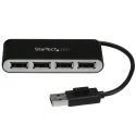 StarTech.com 4 Port USB 2.0 USB Hub USB Powered Compact Design 27mm Width 82mm Depth 15mm Height ST4200MINI2