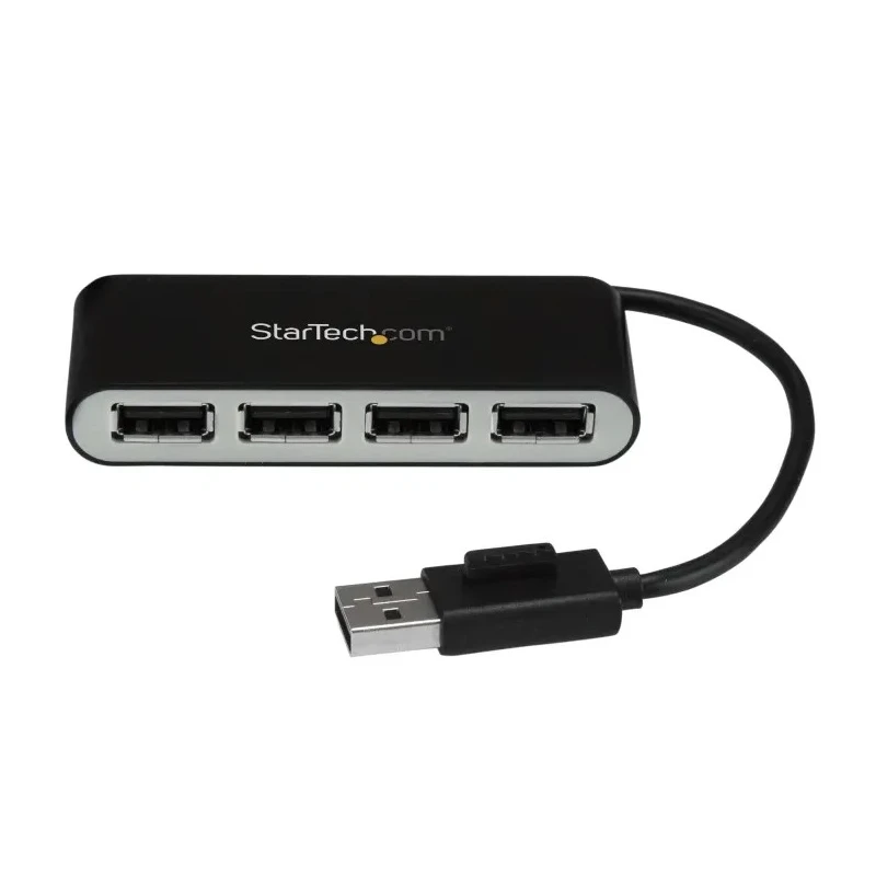 StarTech.com 4 Port USB 2.0 USB Hub USB Powered Compact Design 27mm Width 82mm Depth 15mm Height ST4200MINI2