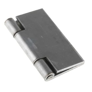 Pinet Raw Steel Butt Hinge Rivet Fixing 80 mm x 80 mm x 2.5 mm 50-1-3920