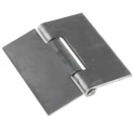 Pinet Raw Steel Butt Hinge Rivet Fixing 80 mm x 80 mm x 2.5 mm 50-1-3920