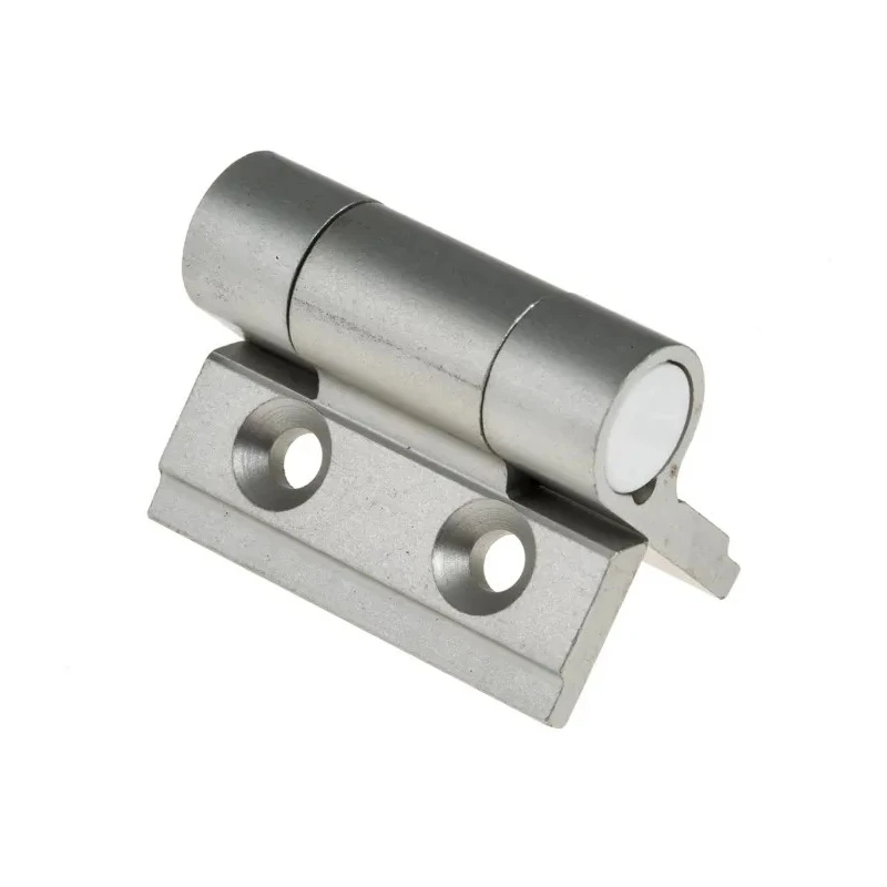 Pinet Clear Anodised Aluminium Spring Hinge Self-Opening Screw Fixing 30 mm x 35 mm x 3.3 mm 72-1-4256
