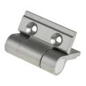 Pinet Clear Anodised Aluminium Spring Hinge Self-Opening Screw Fixing 30 mm x 35 mm x 3.3 mm 72-1-4256
