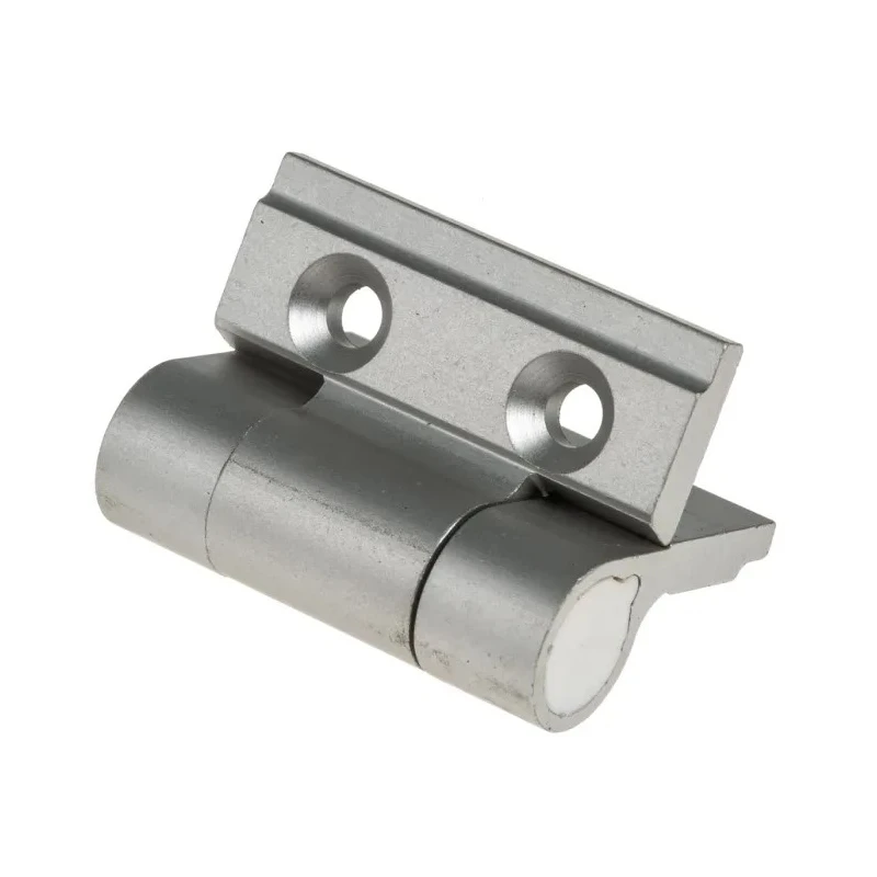 Pinet Clear Anodised Aluminium Spring Hinge Self-Opening Screw Fixing 30 mm x 35 mm x 3.3 mm 72-1-4256