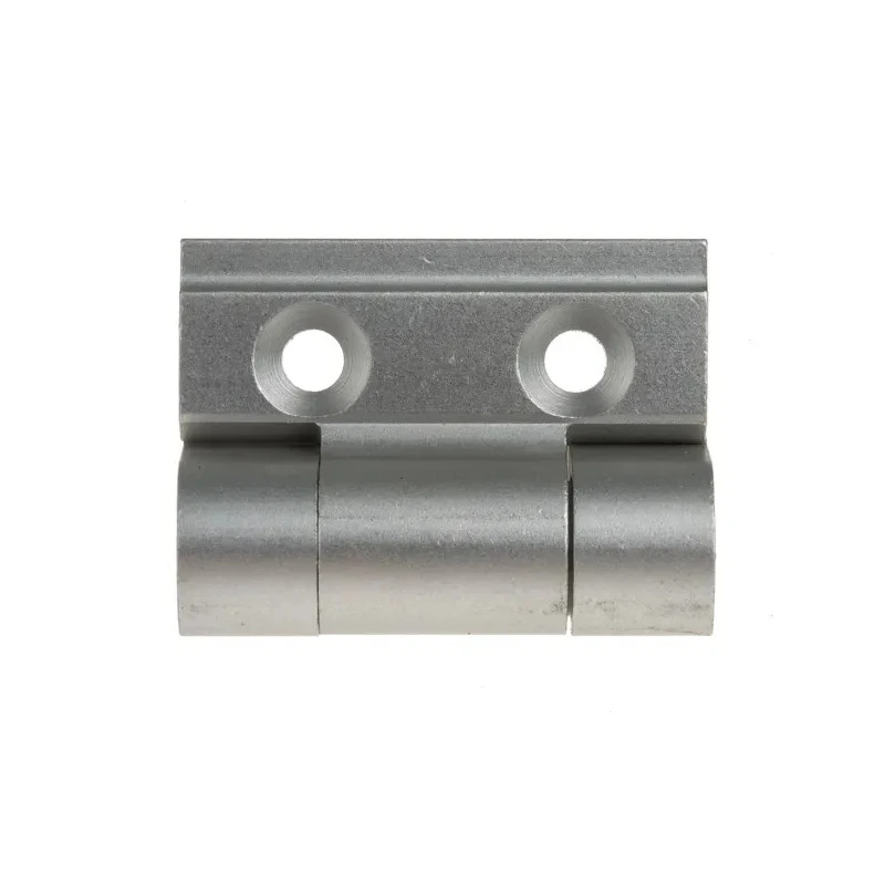 Pinet Clear Anodised Aluminium Spring Hinge Self-Opening Screw Fixing 30 mm x 35 mm x 3.3 mm 72-1-4256