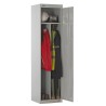 RS PRO 1 Door Steel Grey Locker 1800 mm Height x 450 mm Width x 450 mm Depth 521-475