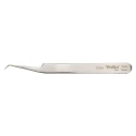 Erem Stainless Steel Curved Tweezer 4.5in Length, Anti-Magnetic, Anti-Acid 5CSA