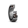 SKF Self-Aligning 2 Row Ball Bearing 40 mm ID 80 mm OD 23 mm Race Width Non-Metallic Cage Steel Balls 2208 E-2RS1TN9