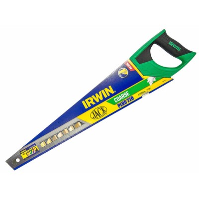Irwin Hand Saw 559 mm Blade Length, 7 Teeth per Inch, High Carbon Steel Blade, Model 10505211