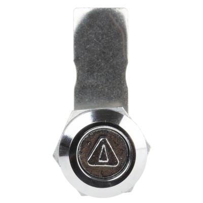 RS PRO Die Cast Zinc Cabinet Lock, Keyed Lock with 13.5 mm Panel-to-Tongue Depth, Chrome Finish 146-1799