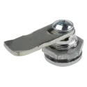 RS PRO Die Cast Zinc Cabinet Lock, Keyed Lock with 13.5 mm Panel-to-Tongue Depth, Chrome Finish 146-1799