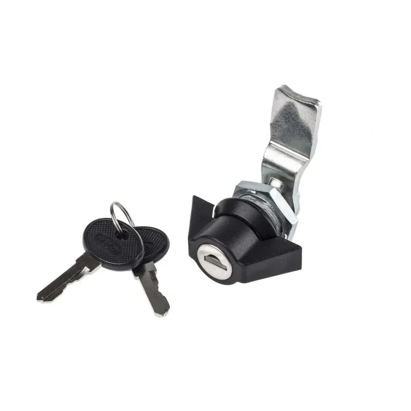 RS PRO Black Polyamide Keyed Cabinet Lock with Key Unlock Mechanism Model 146-1795