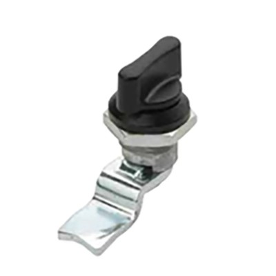 RS Pro Die Cast Zinc Cabinet Lock, 20.5 mm Panel-to-Tongue, 16.2 x 14.2 mm Cutout, Knob Unlock 146-1812