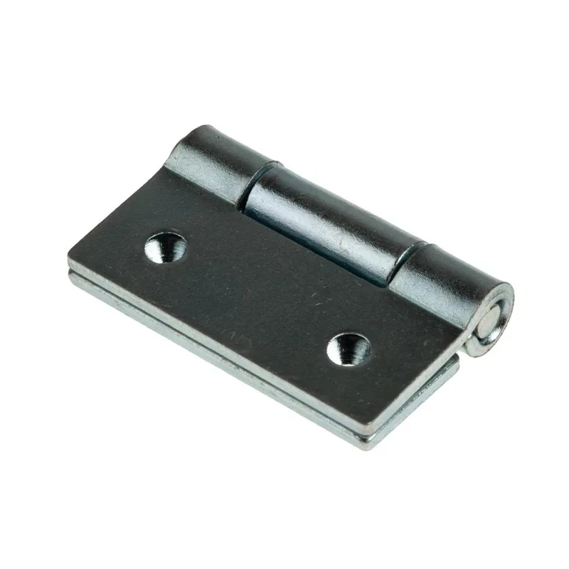 Pinet Zinc Plated Raw Nickel Plated Steel Butt Hinge 40mm x 40mm x 2mm 687-477