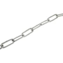 RS PRO Zinc Plated Steel Link Chain, 10 m Length, 32 mm Link Length, 4 mm Link Diameter, Load Capacity 85 kg 752-464