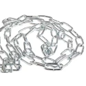 RS PRO Zinc Plated Steel Chain, 10 m Length, 42 mm Link Length, 6 mm Diameter, Load Capacity 140 kg 752-509
