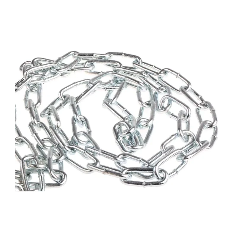 RS PRO Zinc Plated Steel Chain, 10 m Length, 42 mm Link Length, 6 mm Diameter, Load Capacity 140 kg 752-509