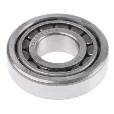 SKF Tapered Roller Bearing 25 mm ID, 62 mm OD, Steel Cage, 12000 RPM Limiting Speed 30305