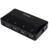 StarTech.com 4 Port USB 3.0 USB Hub, AC Adapter Powered, Dimensions 103mm x 60mm x 22mm ST53004U1C