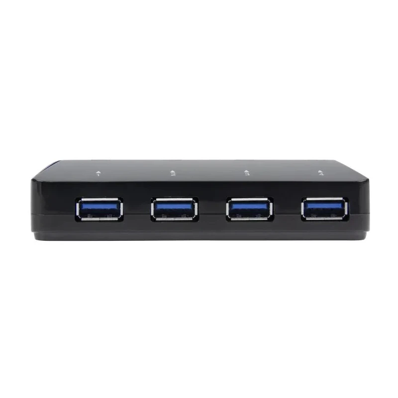 StarTech.com 4 Port USB 3.0 USB Hub, AC Adapter Powered, Dimensions 103mm x 60mm x 22mm ST53004U1C