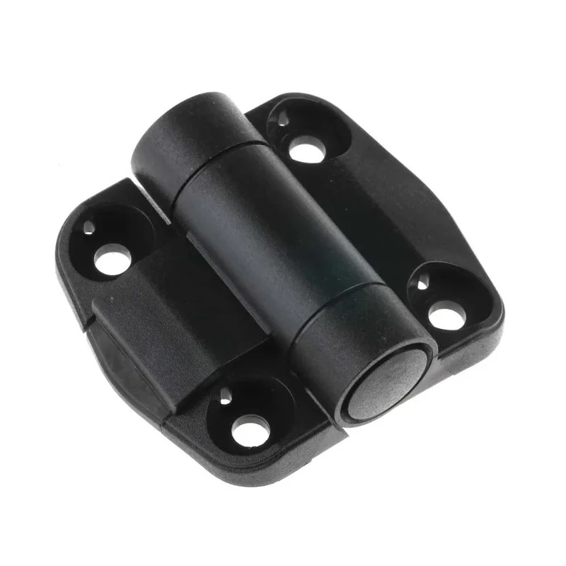 RS PRO Thermoplastic Detent Hinge Matt Finish with Fixed Pin Screw Fixing 57mm x 51mm 124-1908
