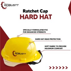 Buy Robustt X Shree Jee Nape Type Yellow Adjusment-Safety Helmet