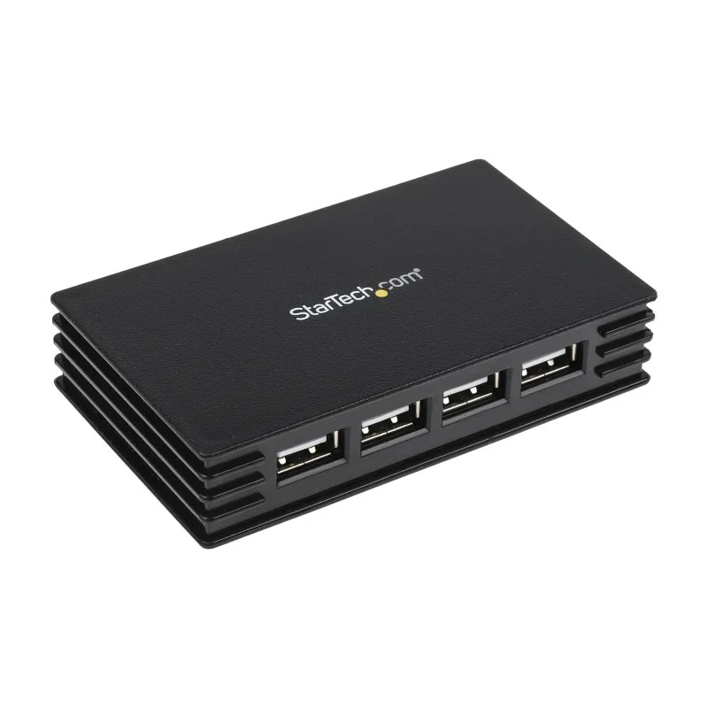 StarTech.com 4 Port USB 2.0 USB Hub AC Adapter Powered 100mm x 60mm x 20mm ST4202USBGB