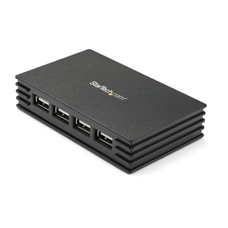 StarTech.com 4 Port USB 2.0 USB Hub AC Adapter Powered 100mm x 60mm x 20mm ST4202USBGB