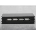 StarTech.com 4 Port USB 2.0 USB Hub AC Adapter Powered 100mm x 60mm x 20mm ST4202USBGB