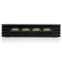 StarTech.com 4 Port USB 2.0 USB Hub AC Adapter Powered 100mm x 60mm x 20mm ST4202USBGB