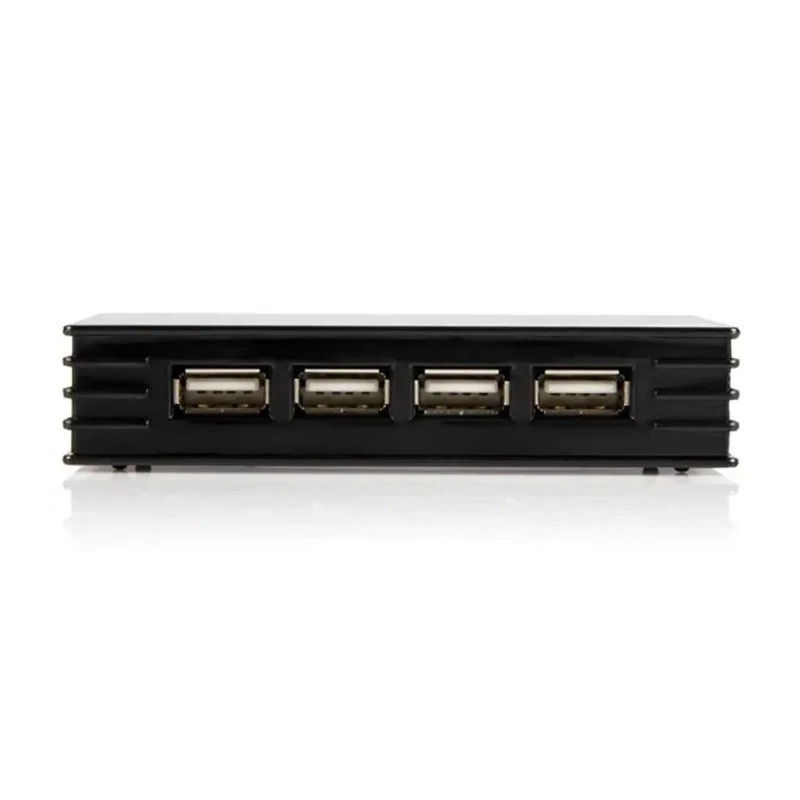 StarTech.com 4 Port USB 2.0 USB Hub AC Adapter Powered 100mm x 60mm x 20mm ST4202USBGB