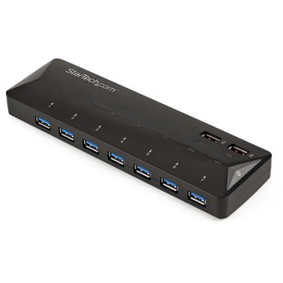 StarTech.com 7 Port USB 3.0 USB Hub with AC Adapter Powered, 200 mm x 60 mm x 25 mm ST93007U2C