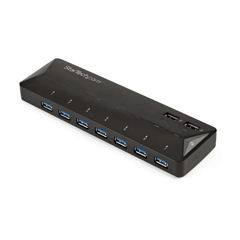 StarTech.com 7 Port USB 3.0 USB Hub with AC Adapter Powered, 200 mm x 60 mm x 25 mm ST93007U2C