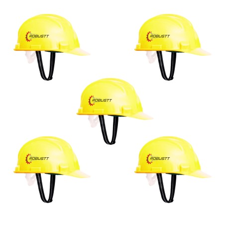 Buy Robustt X Shree Jee Nape Type Yellow Adjusment-Safety Helmet