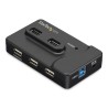StarTech.com 6 Port USB 3.0 USB Hub with AC Adapter Powered, 99mm x 60mm x 22mm ST7320USBC