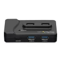 StarTech.com 6 Port USB 3.0 USB Hub with AC Adapter Powered, 99mm x 60mm x 22mm ST7320USBC
