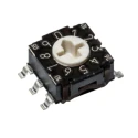 C & K Rotary Coded DIP Switch Through Hole Mount Solder Terminals RTE0400N04