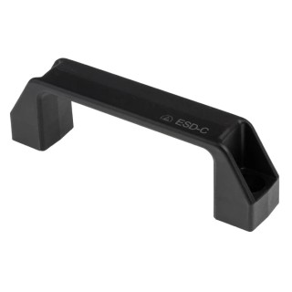 Elesa Matt Black Plastic Arch Shape Drawer Handle 41mm Height, 26mm Width, 137mm Length 154611