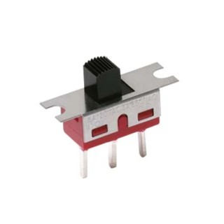 C & K Panel Slide Switch SPDT Latching 6A 28V DC 250V AC Nylon Actuator 1101M2S3AQE2