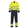 Portwest Yellow Reusable Flame Retardant Hi Vis Overalls Unisex Coverall Chest Size 118 cm Size M 161-1965