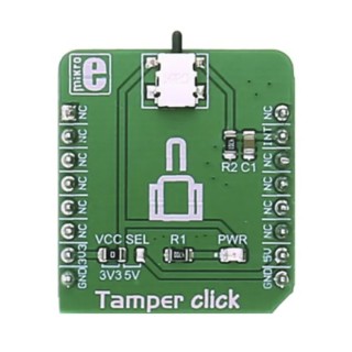 MikroElektronika Sensor Development Tool Tamper Click with SDS001 Low-Profile Side Actuated Detect Switch MIKROE-2551
