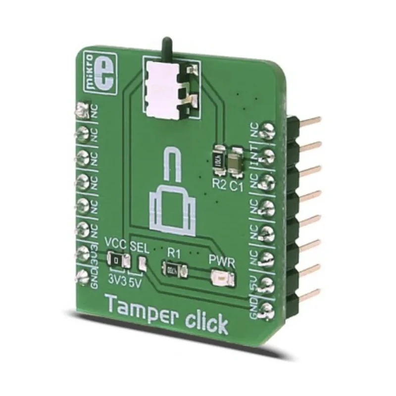 MikroElektronika Sensor Development Tool Tamper Click with SDS001 Low-Profile Side Actuated Detect Switch MIKROE-2551